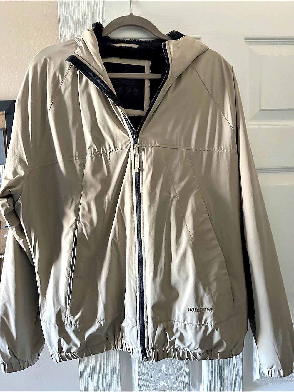Hollister All-Weather Collection Hooded Jacket Gray